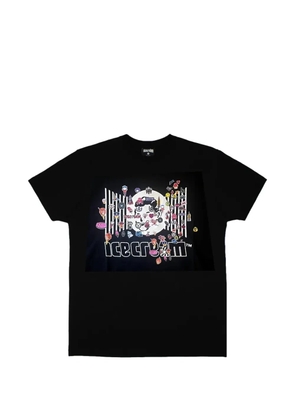 ICECREAM graphic-print T-shirt - Black
