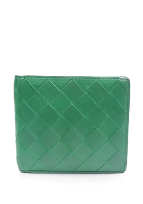 Bottega Veneta Pre-Owned Intrecciato leather wallet - Green