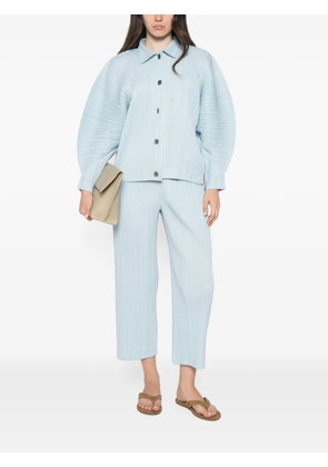 Pleats Please Issey Miyake pleated shirt - Blue