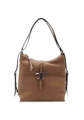 Tod's small T Timeless leather shoulder bag - Neutrals