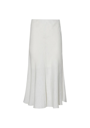 Brunello Cucinelli flare midi skirt - White