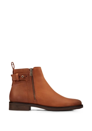 Clarks Originals Memi Lo buckle-detail ankle boots - Brown