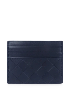 Bottega Veneta Pre-Owned Intrecciato card holder - Blue