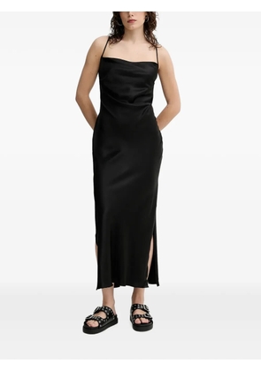 Nanushka Macia side-slit midi dress - Black