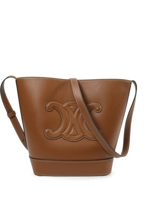 Celine Pre-Owned Triomphe bucket bag - Brown