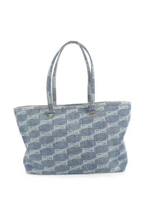 Balenciaga Pre-Owned BB-pattern tote bag - Blue