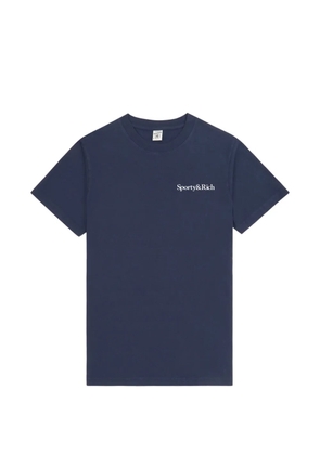 Sporty & Rich short-sleeve logo-detail T-shirt - Blue