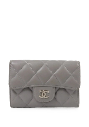 CHANEL Pre-Owned CC Classic Flap card holder - Grey