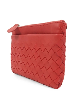Bottega Veneta Pre-Owned Intrecciato leather coin purse - Red