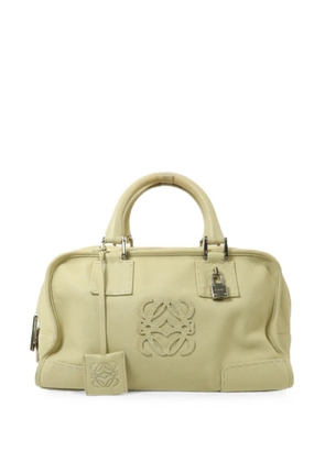 Loewe Pre-Owned 28 Amazona logo-patch tote bag - Neutrals