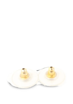 CHANEL Pre-Owned CC scalloped earrings - Gold