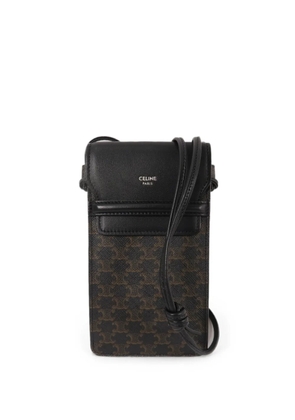 Celine Pre-Owned Triomphe Phone Pouch mini shoulder bag - Brown