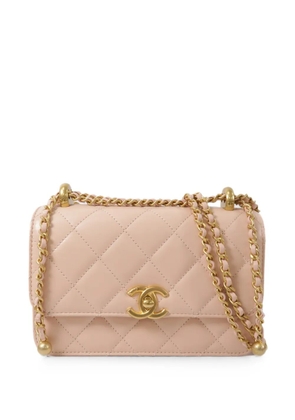 CHANEL Pre-Owned Mini Flap CC-turn-lock shoulder bag - Neutrals