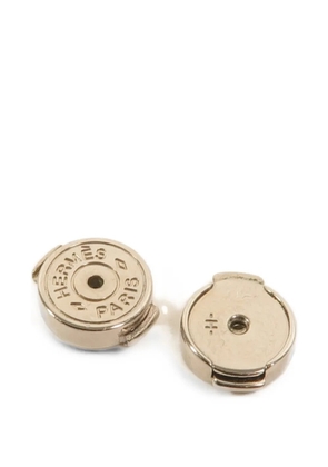 Hermès Pre-Owned Pop H enamel earrings - Silver