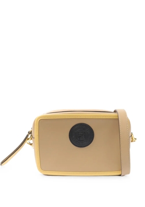 Fendi Pre-Owned Pochette Cam logo-patch cross body mini bag - Neutrals