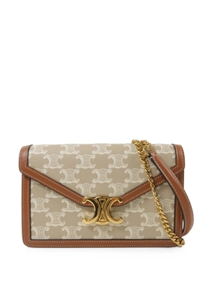Celine Pre-Owned Margo triomphe shoulder bag - Brown