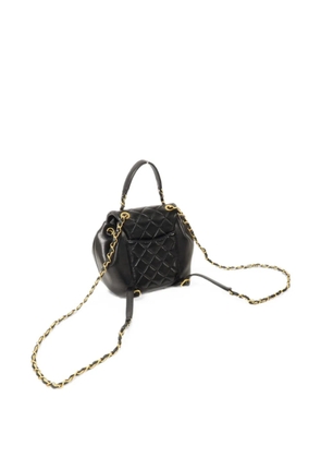 CHANEL Pre-Owned mini Duma chain backpack - Black