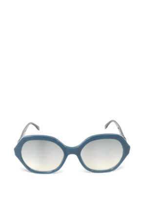 Fendi Pre-Owned round-frame sunglasses - Blue
