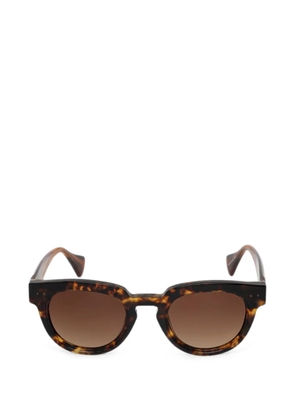 Vivienne Westwood tortoiseshell-effect round-frame sunglasses - Brown