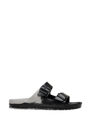 Birkenstock Arizona marbled-effect slides - Black