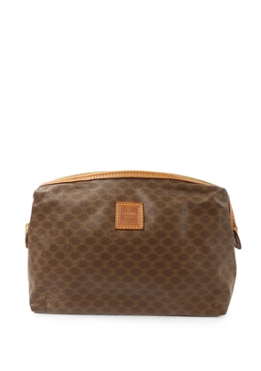 Celine Pre-Owned Macadam clutch bag - Brown