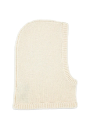 Lisa Yang ribbed-trim cashmere balaclava - Neutrals