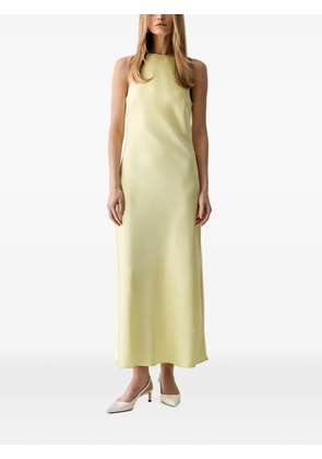 Gestuz GZcerina sleeveless satin maxi dress - Yellow