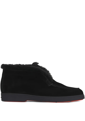 Santoni Fortune round-toe loafers - Black