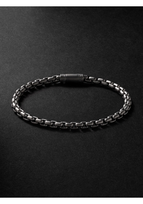 John Hardy - Rhodium-Plated Box Chain Bracelet - Men - Silver - L