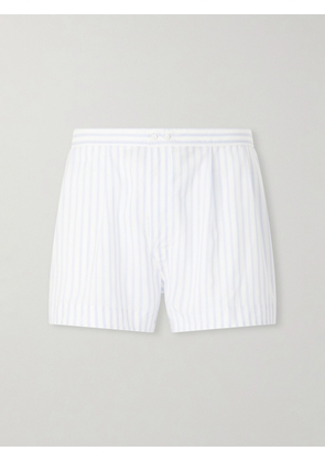 Enfants Riches Déprimés - Henri's Everyday Striped Wool and Silk-Blend Boxers - Men - White - S