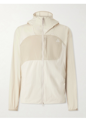Nike - ACG Five Towers Logo-Print Shell Jacket - Men - Neutrals - S