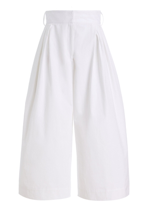 Rosie Assoulin Culotte Cotton Poplin Pants - Moda Operandi