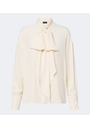 Etro Jacquard georgette blouse