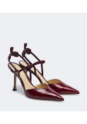 Fendi Very Colibri leather slingback pumps