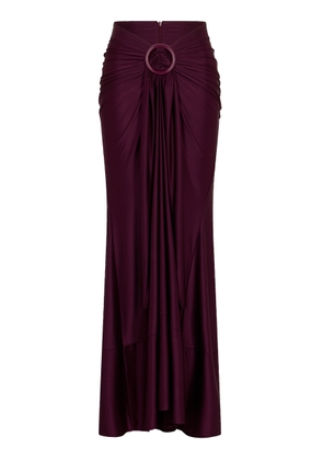 Rabanne Buckle-Detailed Midi Skirt - Moda Operandi