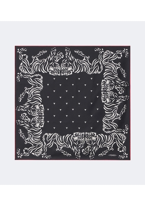 Fendi Printed silk scarf