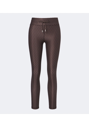 The Upside Poet printed cropped leggings