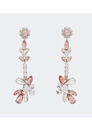Erdem Crystal-embellished drop earrings
