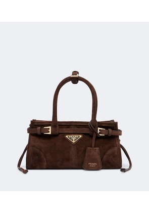 Prada Prada Bonnie Mini suede tote bag