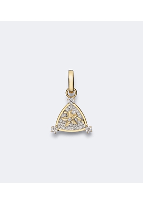 FoundRae Resilience Blossoms 18kt gold pendant with diamonds