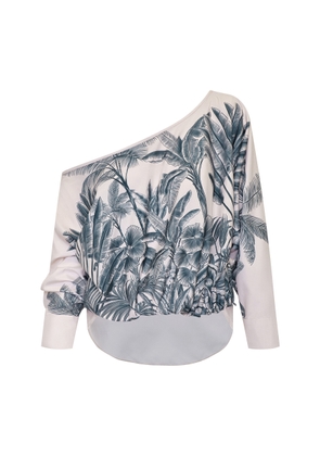 Andres Otalora Mioh Printed Crepe De Chine Blouse - Moda Operandi