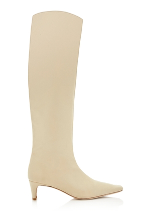 STAUD Wally Leather Knee Boots - Moda Operandi