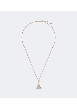 FoundRae Resilience Blossoms 18kt gold pendant necklace with diamonds