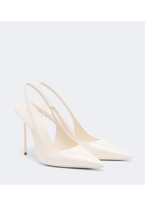 Paris Texas Lidia patent leather slingback pumps