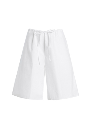 Flore Flore Josephine Cotton Bermuda Shorts - Moda Operandi