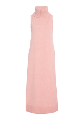 Michael Kors Collection Cowl Neck Cashmere-Linen Tunic Midi Dress - Moda Operandi