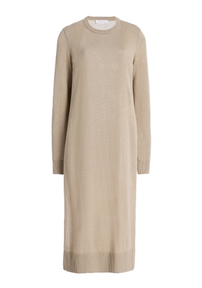 Michael Kors Collection Side Slit Linen-Cotton Tunic Top - Moda Operandi