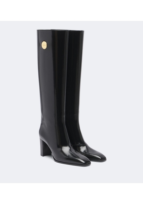 Saint Laurent Louis leather knee-high boots