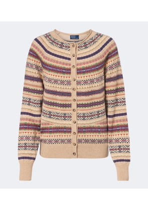 Polo Ralph Lauren Fair Isle jacquard wool-blend cardigan