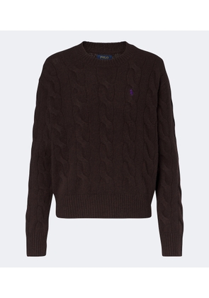 Polo Ralph Lauren Cable-knit wool and cashmere sweater